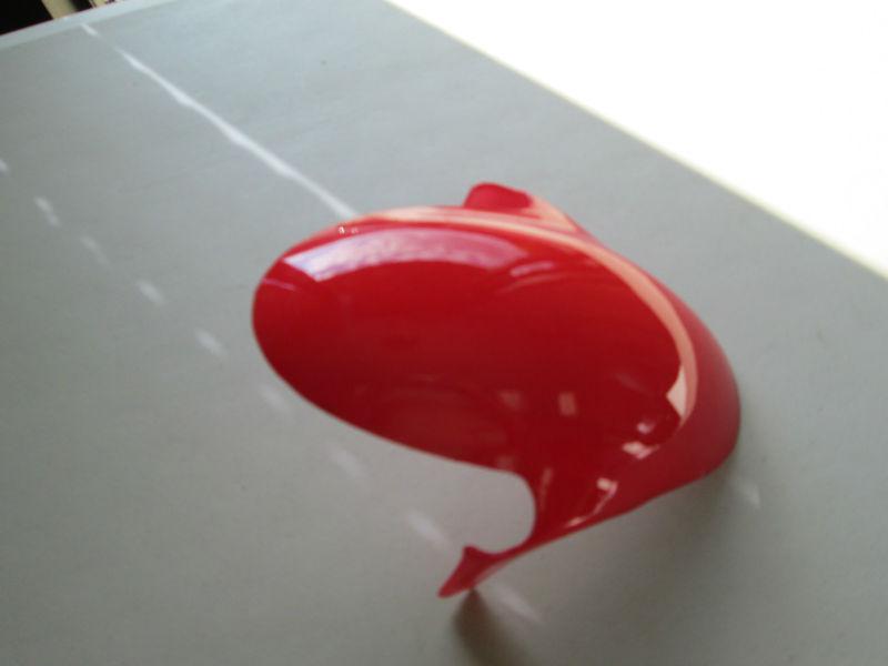 Mini pocket bike front  wheel fender in real red color