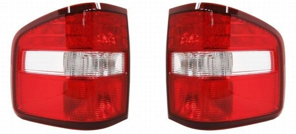 Tail light brake lamp lens/housng rear pair set driver passenger side left+right