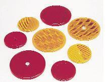 Bargman reflector 2-3/16" round red 2 pack 74-55-010