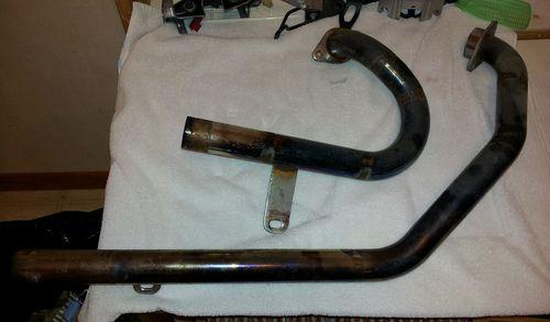 Yamaha roadstar warrior exhaust,straight pipes