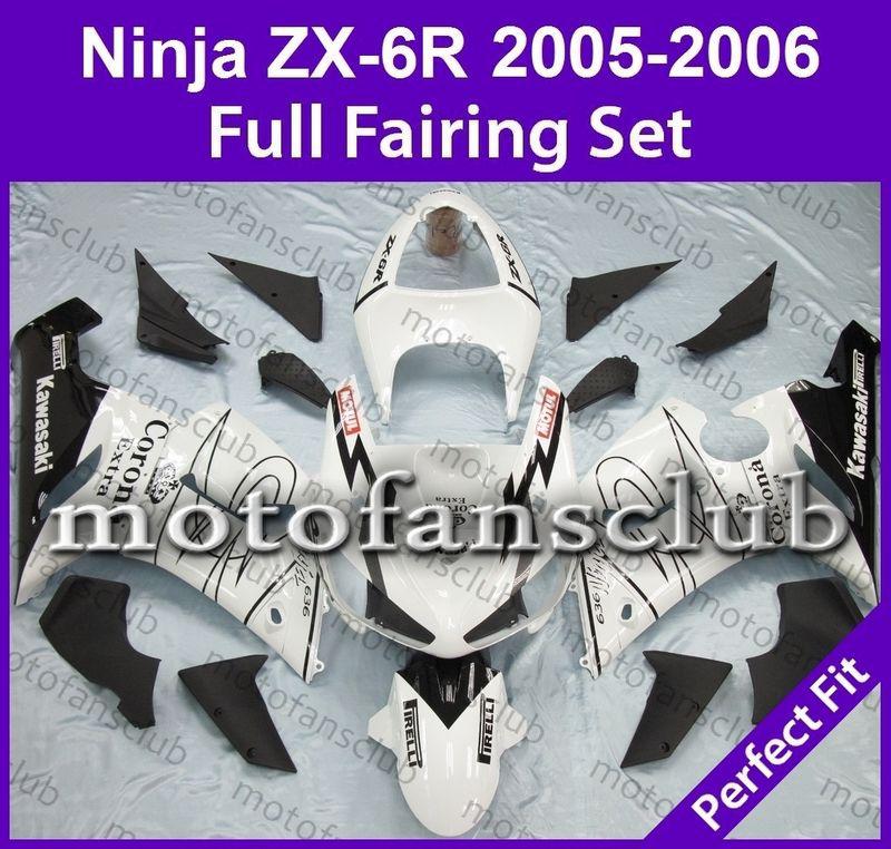 Fit kawasaki 05 06 zx 6r zx 636 ninja 2005 2006 fairing bodywork plastics #29 c