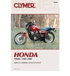 Clymer manual for honda vt500 vt500ft ascot vt500c shadow vt500e eurosport m344