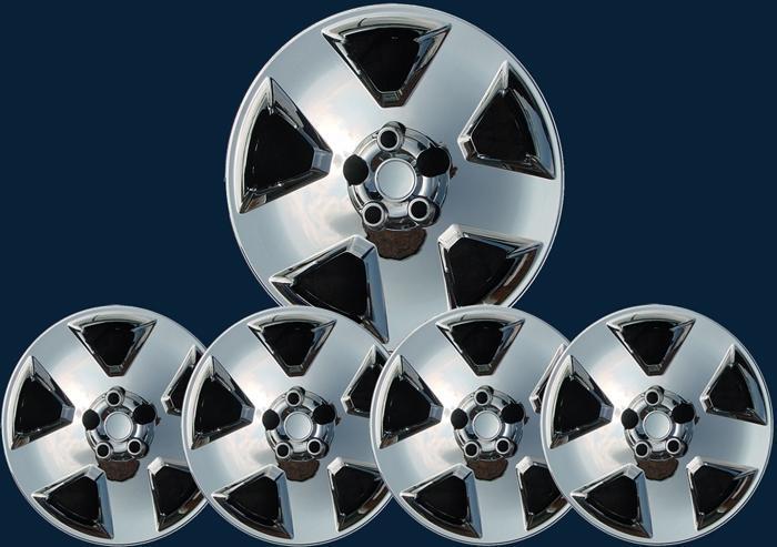 '08-11 dodge charger magnum chrysler 300 chrome 17" hubcaps 458-17c new set of 4