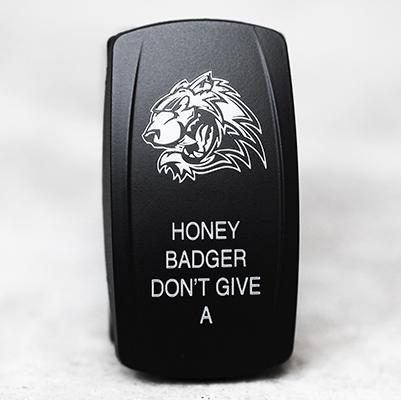 Polaris rzr xp 1000 xp1k honey badger don't give a!  backlit marine switch