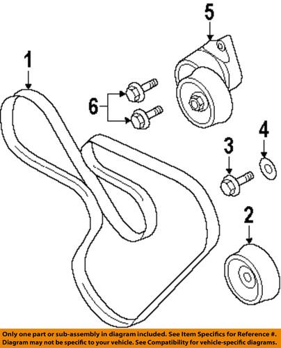 Subaru oem 23769aa003 automatic belt tensioner assembly/belt tensioner