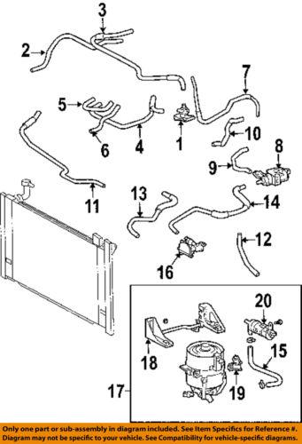 Toyota oem 1667021010 radiator-water valve