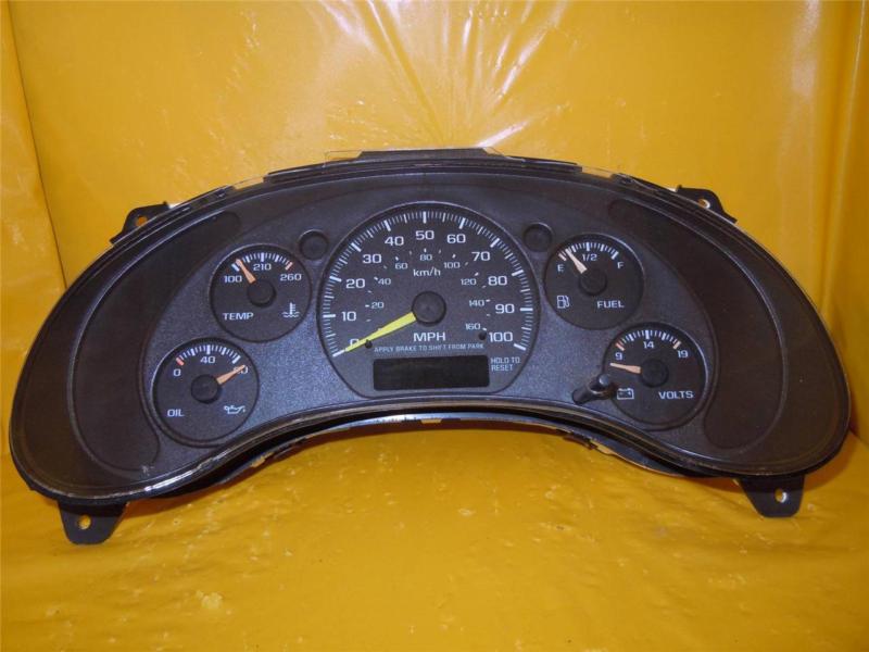 00 01 02 03 04 05 blazer s10 jimmy speedometer instrument cluster dash 171,289