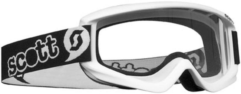 New scott agent mini youth goggles, white, one size