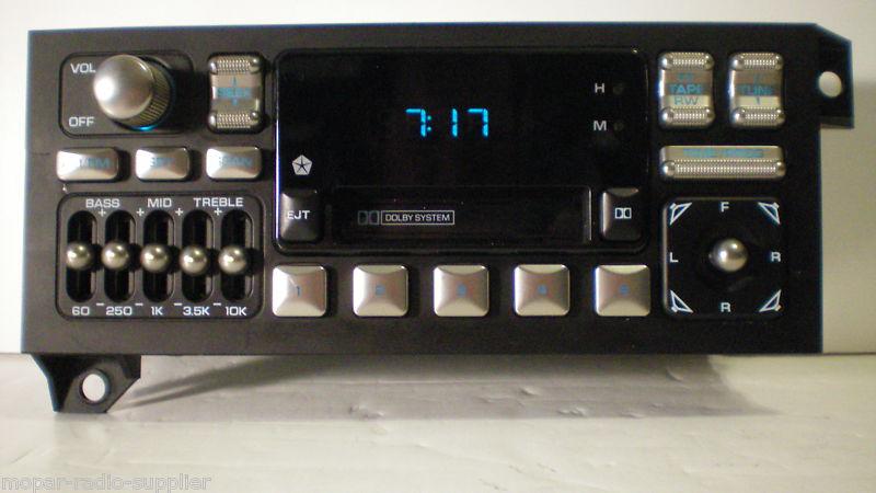 Mint!dodge 87-00 dakota/98-00 durango oem premium sound cassette eq radio stereo