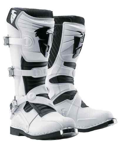 Thor 2012 ratchet boot white black motocross size 11