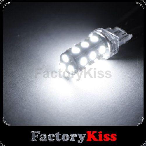 Gau auto 2 x car bulbs 7440 t20 18-led 5050 smd white turn/tail light #375