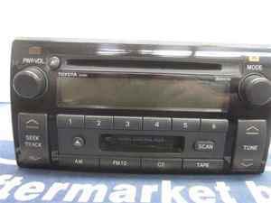 02-04 toyota camry cd cassette radio ad6806 oem lkq