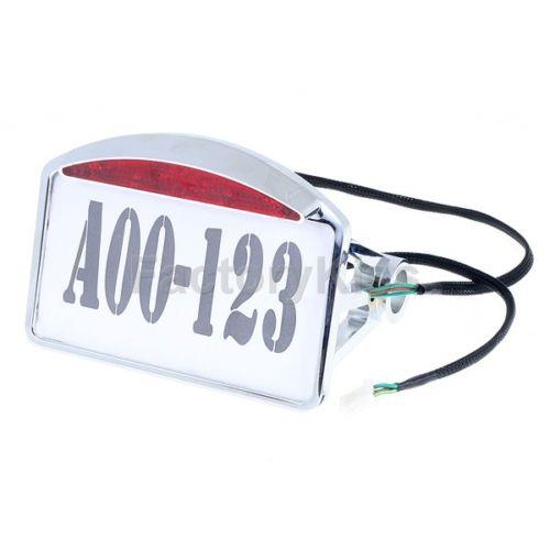 New led mount license number plate tail light for harley davidson