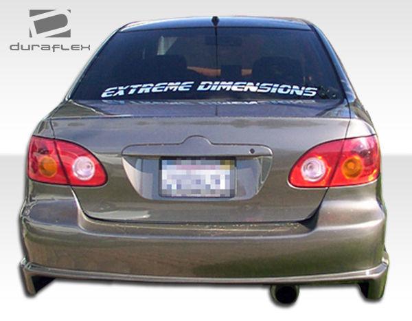 Duraflex rear bumper body kit 03 04 05 06 07 08 toyota corolla 100537