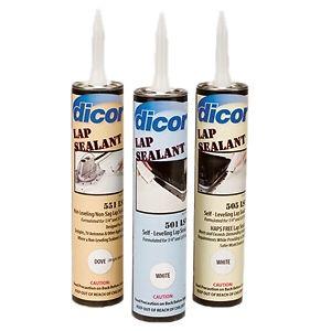 Dicor 501lsg-1 10.3 ounce tube of grey lap sealant rv parts