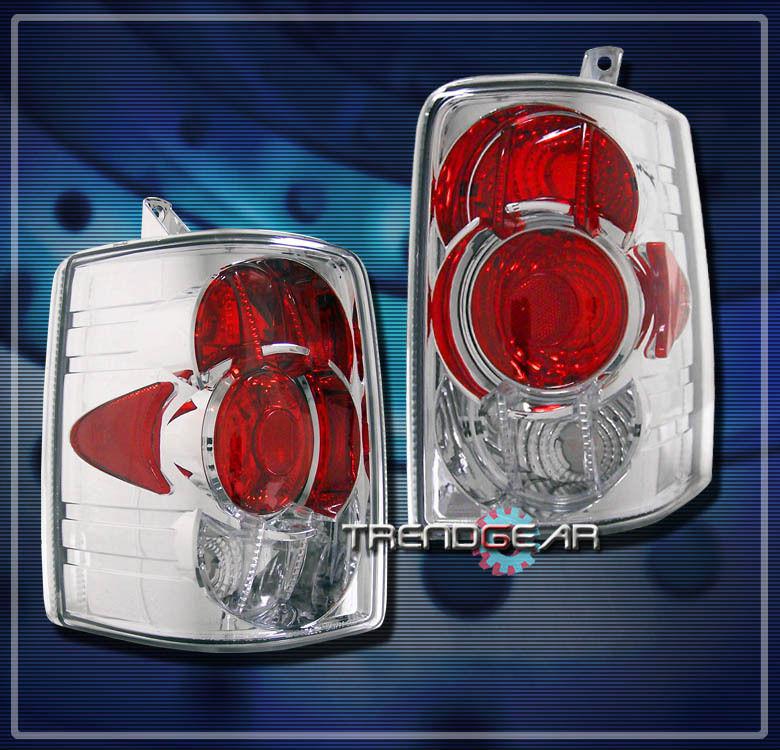 93-98 jeep grand cherokee altezza brake tail lights chrome 94 95 96 97 se sport