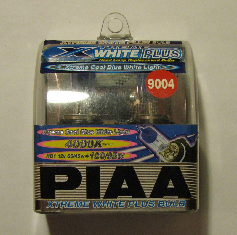 Piaa xtreme white plus 9004 hb1 headlight bulb, 4000k