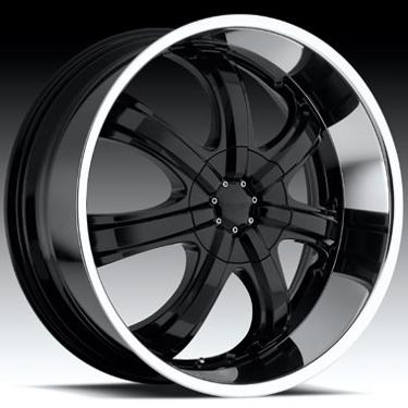 American eagle 051 0512 wheels rims 22x9.5 black 5 6 