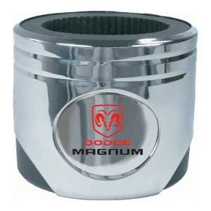 Dodge magnum chrome piston koozie is great for fall crusing gear headz products