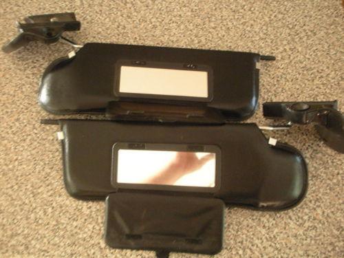 87-93 ford mustang convertible sun visors. black. very  nice shape !!!! look