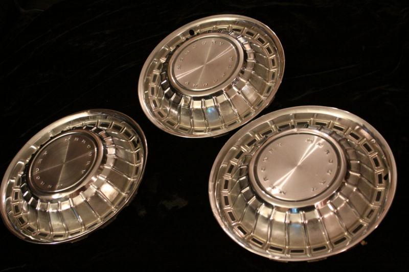 1966-67 mercury monterey parklane 15" hubcaps wheel covers 