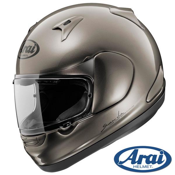 Arai signet-q solid motorcycle helmet diamond grey 2xl xx-large