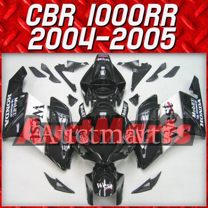 Fit honda 04 05 cbr1000rr cbr 1000 rr 2004 2005 fairing kit abs plastics c10 d17