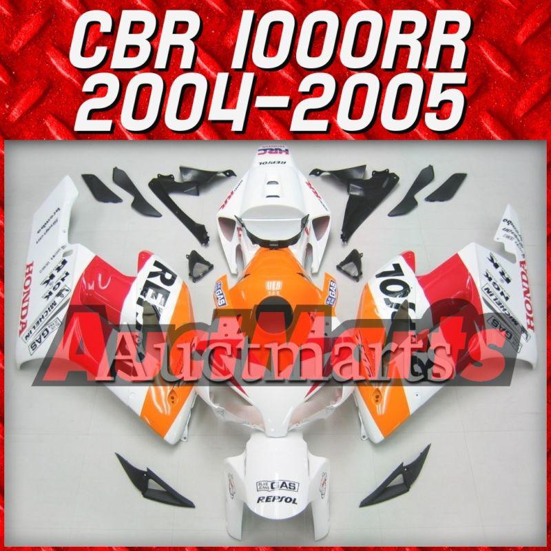 Fit honda 04 05 cbr1000rr cbr 1000 rr 2004 2005 fairing kit abs plastics c10 d33