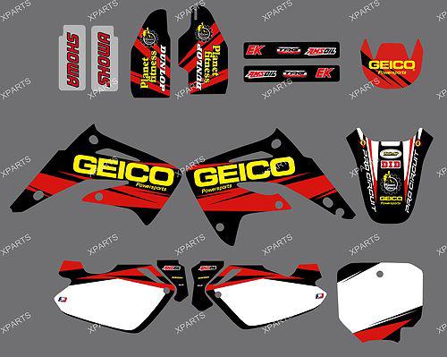 Graphics & backgrounds decals for honda cr85 2003 04 05 05 06 07 08 09 10 11 12