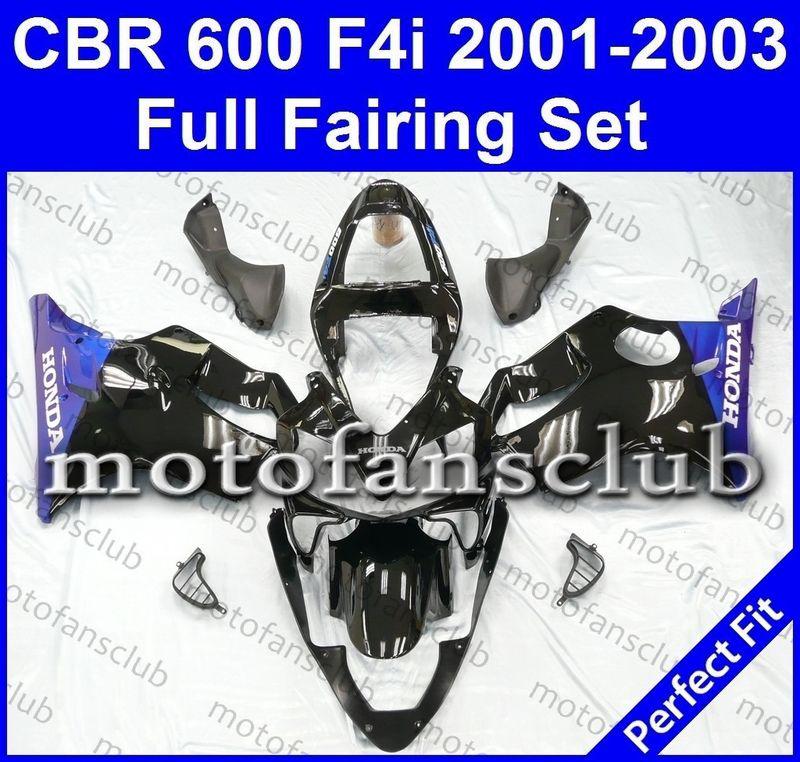 Fit honda cbr600f4i 01 02 03 cbr600 f4i 600f 2001 2002 2003 fairing kit #23 c