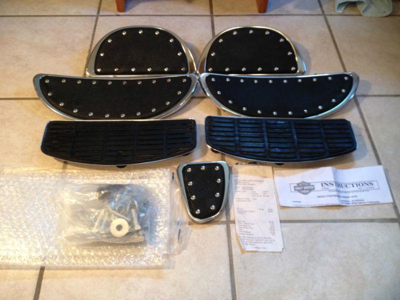 Huge lot of harley davidson oem touring foot boards rest 