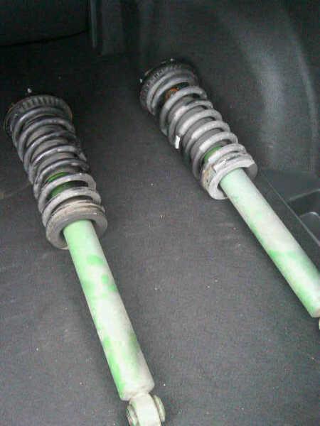 2001 jaguar s type front struts - driver and passenger side