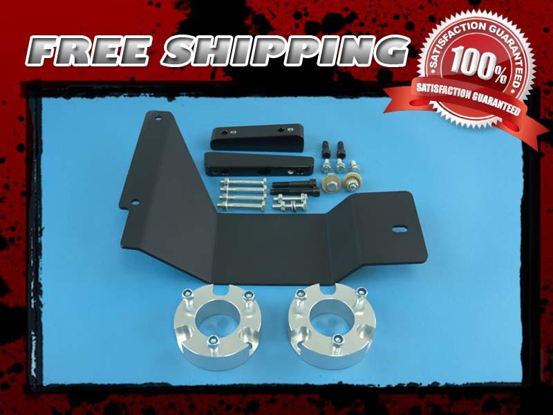 Silver coil spacer lift kit front 3" differential drop skidplate 4x4 4wd