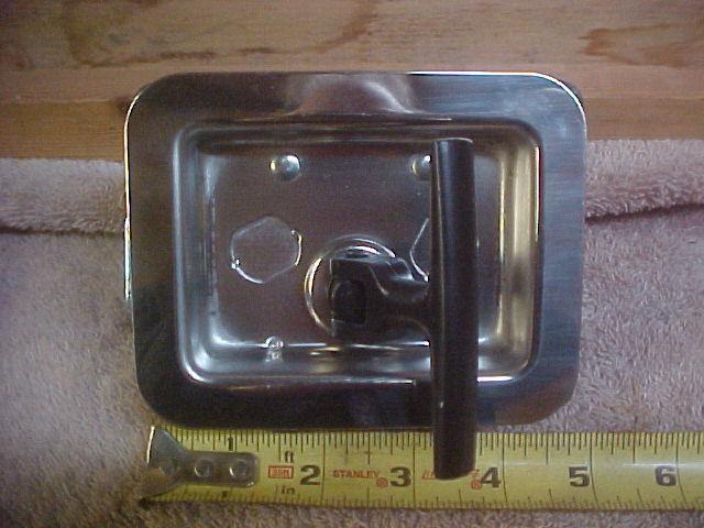 Thomas rear engine transit saf-t-liner school bus hood latch nos chrome 