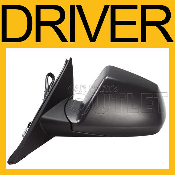 08-12 cadillac cts power memory heated mirror 4/5dr manual fold 09-12 cts-v left