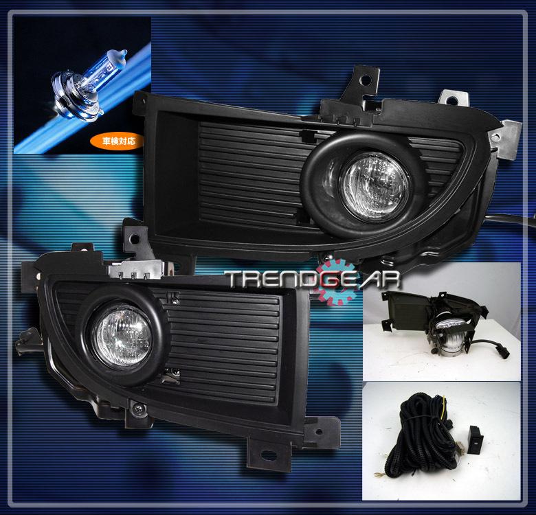 06 mitsubishi lancer ralliart jdm bumper driving clear fog light lamp+oem switch