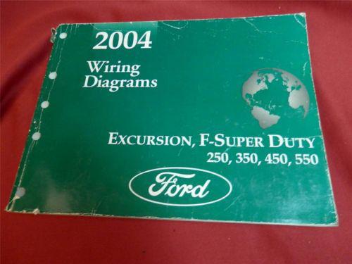 2004 ford excursion f-super duty 250 350 450+ electrical wiring diagrams manual