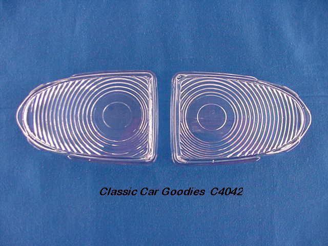 1951 chevy glass park light lenses. brand new pair!