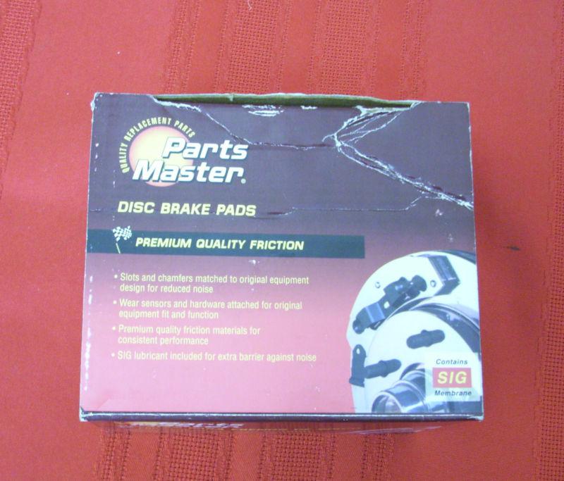 Parts master d325 disc brake pad replacement parts