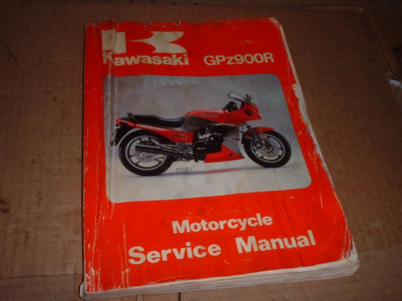 Kawasaki zx900a zx900 gpz900r gpz900 ninja service manual repair manual
