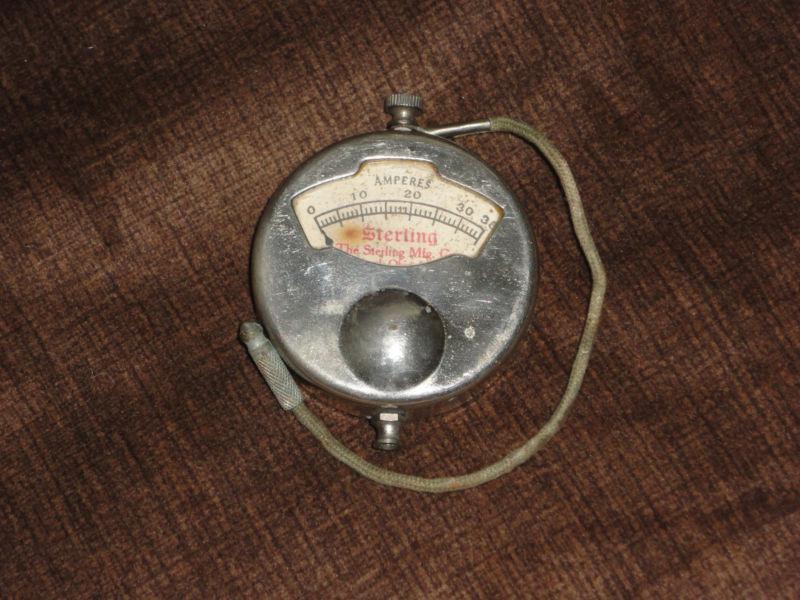 Vintage sterling ampere-working gauge 