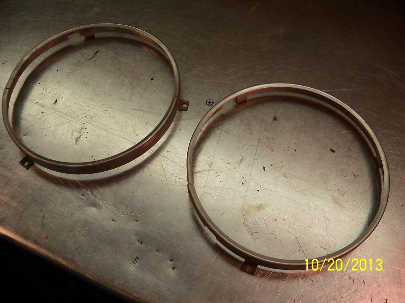 1974-1981 chevrolet camaro headlight retaining rings set