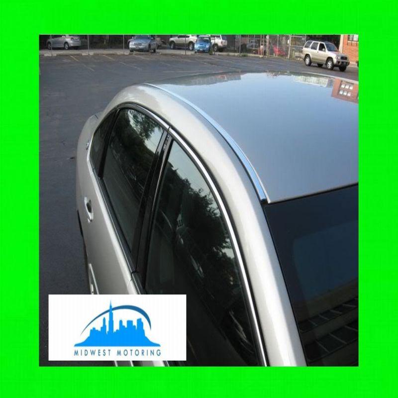 2006-2013 chevy chevrolet chrome roof trim moldings 2pc w/5yr warranty