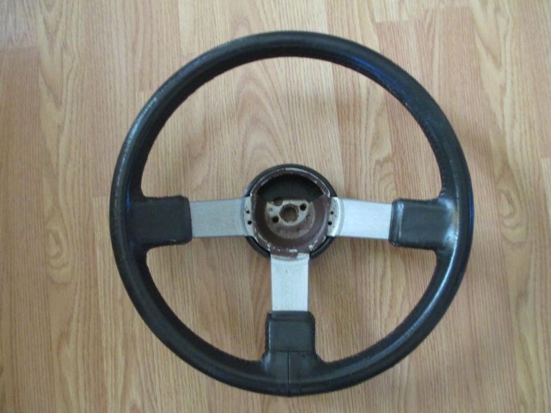 Buick grand national regal gnx t type turbo leather steering wheel $1 no reserve