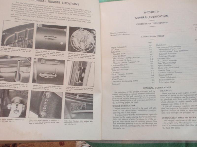 1949 chevy original shop manual with 50,51 suppliment chevrolet