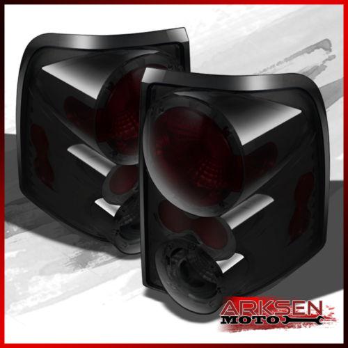 Smoked 02-05 ford explorer 4 door altezza tail brake lights lamps left+right set