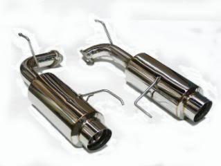 Obx catback 98-02 accord v6 4dr 3.0l dual exhaust b3