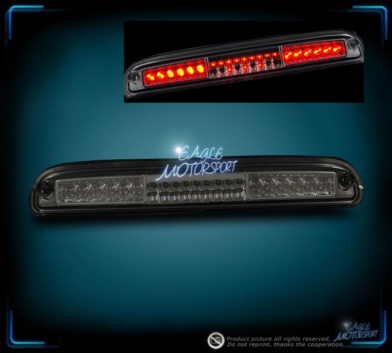 1999-2008 f150/f250/f350/f450/f550 led chrome clear 3rd brake light trunk lamp