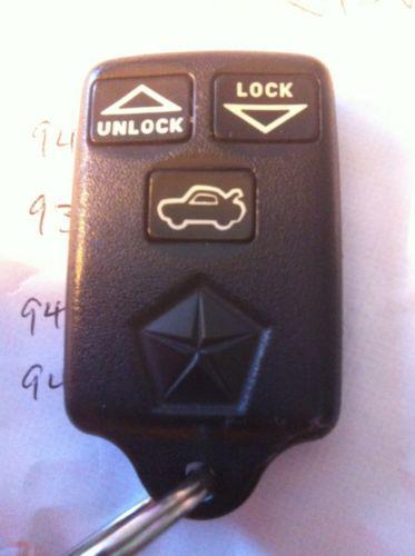 Keyless remote entry chrysler 93-97 chrysler, dodge, eagle gq43vt5t 