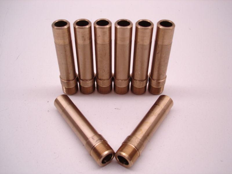 8 new nascar 11/32" bronze aluminum head valve guides 2.5" long yates c3 - sb2.2